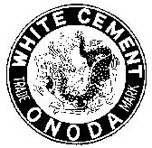 ONODA TRADE MARK WHITE CEMENT