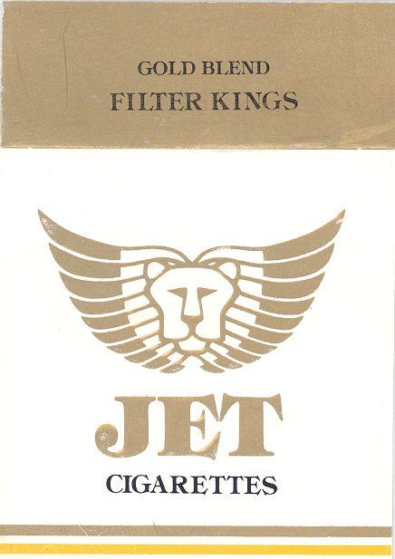 JET FILTER KINGS CIGARETTES GOLD BLEND
