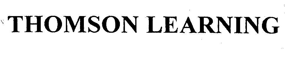 THOMSON LEARNING  THOMSON LEARNING