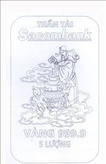 Thần Tài Sacombank Vàng 999.9 5 Lượng