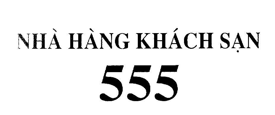 Nhà Hàng Khách Sạn 555