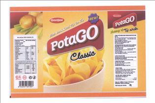 PotaGo Classic OneOne Bánh snack khoai tây cao cấp