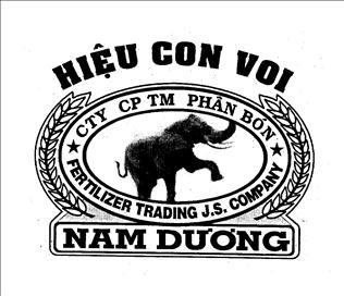 Hiệu Con Voi Nam Dương CTY CP TM Phân Bón FERTILIZER TRADING J.S. COMPANY