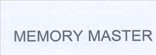 MEMORY MASTER