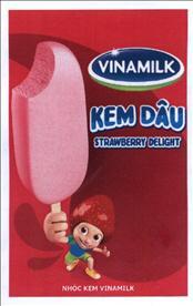 VINAMILK Kem Dâu STRAWBERRY DELIGHT Nhóc Kem Vinamilk