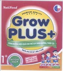 NutiFood Grow PLUS + PREMIUM QUALITY Dinh Dưỡng Hiệu Quả Cho Trẻ Suy Dinh Dưỡng, Thấp Còi Dành cho trẻ từ 1 đến 2 tuổi...