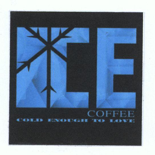 ICE COFFEE COLD ENOUGH TO LOVE