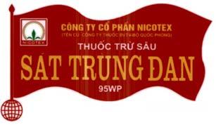 NICOTEX Công Ty Cổ Phần NICOTEX (Tên Cũ: Công Ty Thuốc BVTV-Bộ Quốc Phòng) Thuốc Trừ Sâu Sát Trùng Đan 95WP