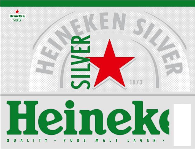 Heinek HEINEKEN SILVER 1873 QUALITY PURE MALT LAGER