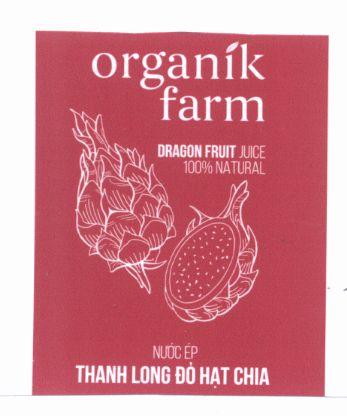organik farm Nước ép Thanh Long Đỏ Hạt Chia DRAGON FRUIT JUICE 100% NATURAL