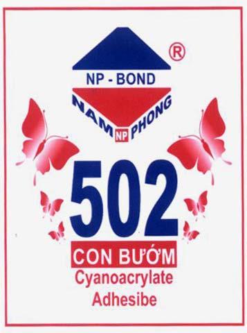 NP - BOND NAM NP PHONG 502 Con Bướm Cyanoacrylate Adhesibe