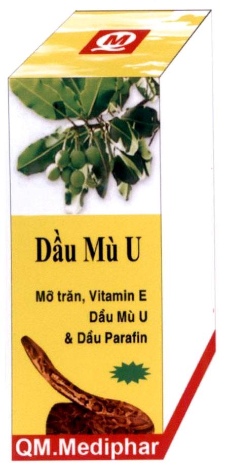 M Dầu Mù U Mỡ trăn, Vitamin E Dầu Mù U & Dầu Parafin QM.Mediphar