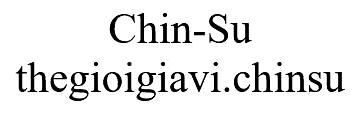 Chin - Su thegioigiavi.chinsu