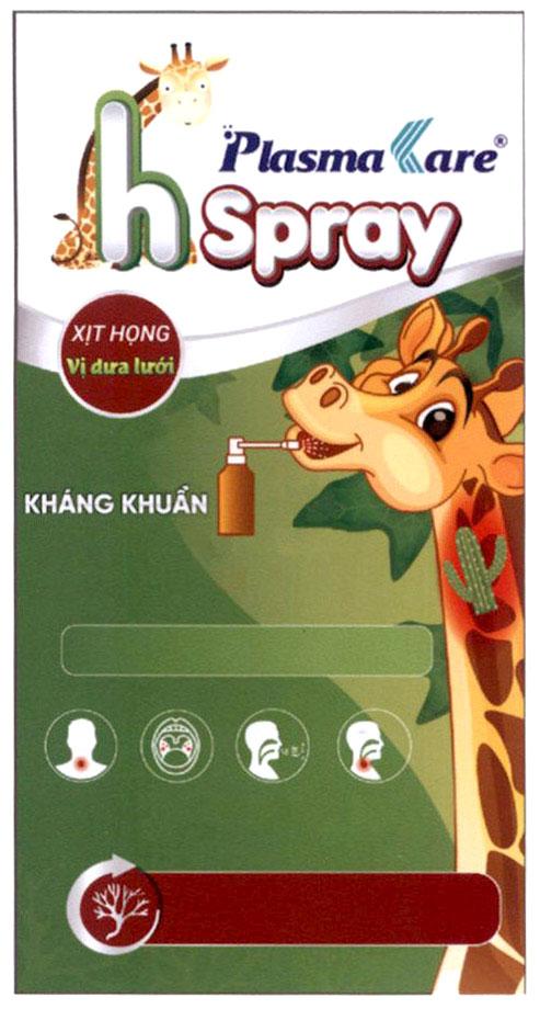 PlasmaKare h Spray Xịt họng Vị dưa lưới Kháng khuẩn