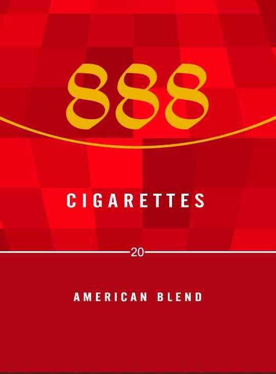 888 CIGARETTES 20 AMERICAN BLEND