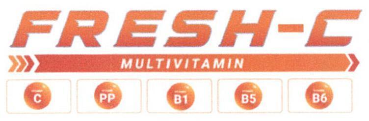 FRESH-C MULTIVITAMIN VITAMIN C VITAMIN PP VITAMIN B1 VITAMIN B5 VITAMIN B6