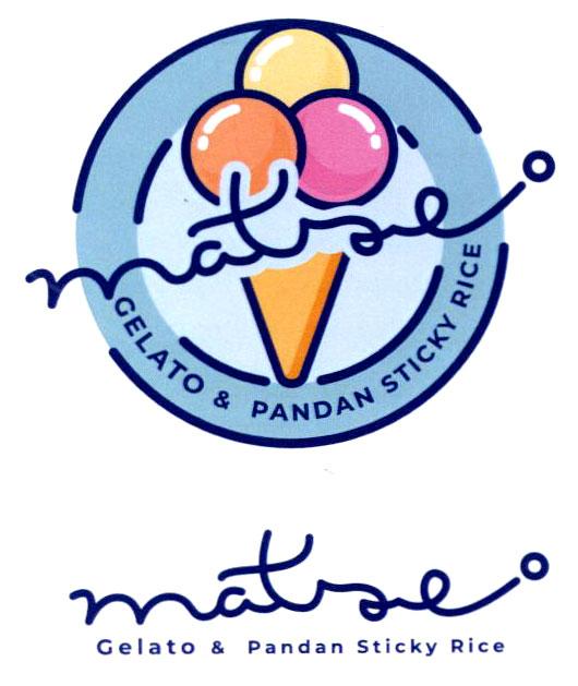 matse GELATO & PANDAN STICKY RICE matse Gelato & Pandan Sticky Rice