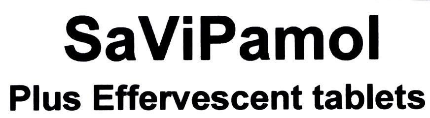 SaViPamol Plus Effervescent tablets