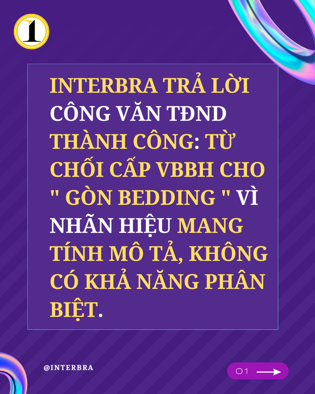 Phản Biện Thành Công: GÒN BEDDING Bị Từ Chối Vì Mang Tính Mô Tả