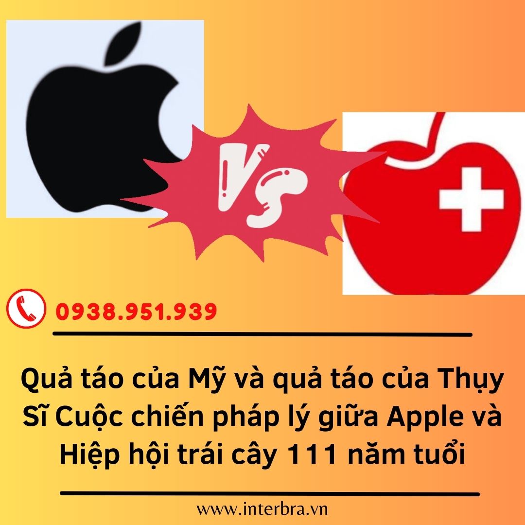 Apple vs Hiệp Hội trái cây Thụy Sĩ: Cuộc chiến không chỉ là quả táo