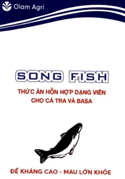 Olam Agri SONG FISH THỨC ĂN HỖN HỢP DẠNG VIÊN CHO CÁ TRA VÀ BA SA ĐỀ KHÁNG CAO - MAU LỚN KHỎE