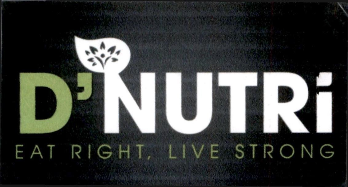 D’NUTRi EAT RIGHT, LIVE STRONG