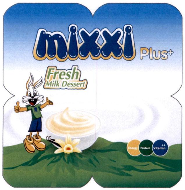 mixxi Plus+ Fresh Milk Dessert Energy Protein Vitamin ++