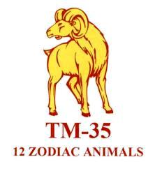 TM-35 12 ZODIAC ANIMALS