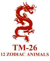 TM-26 12 ZODIAC ANIMALS