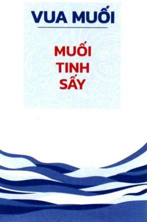 VUA MUỐI MUỐI TINH SẤY
