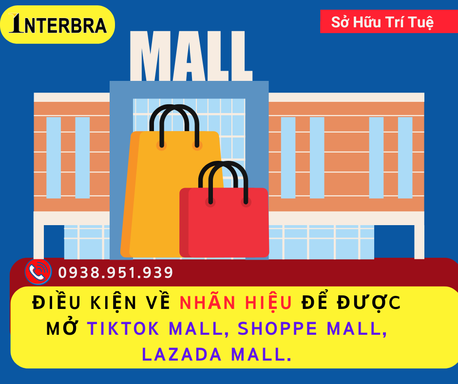 Điều Kiện Về Thương Hiệu Để Được Mở Tiktok Mall, Shoppe Mall, Lazada Mall.