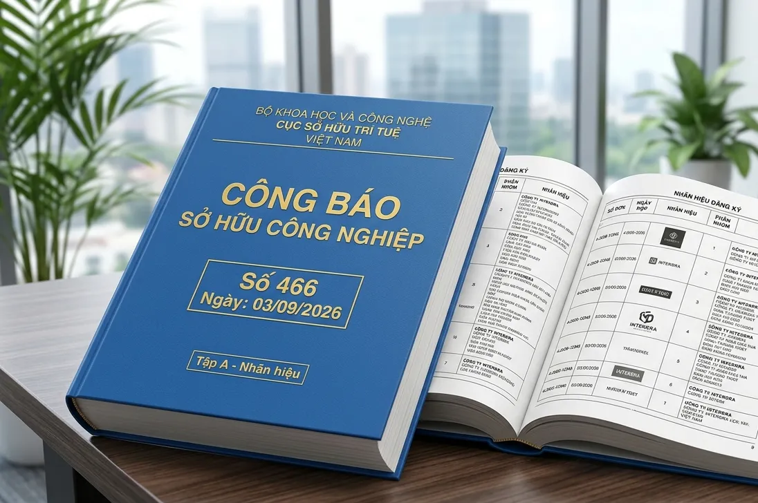 [CẬP NHẬT DỮ LIỆU] INTERBRA.VN ĐÃ CẬP NHẬT DỮ LIỆU CÔNG BÁO SỐ 466 TỪ CỤC SỞ HỮU TRÍ TUỆ!